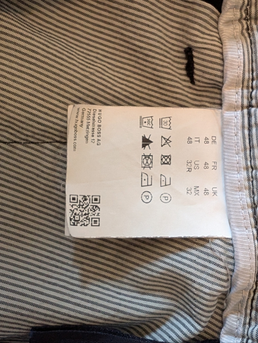 Hugo Boss Rice Slim Fit Pants,32 - Picture 5 of 11